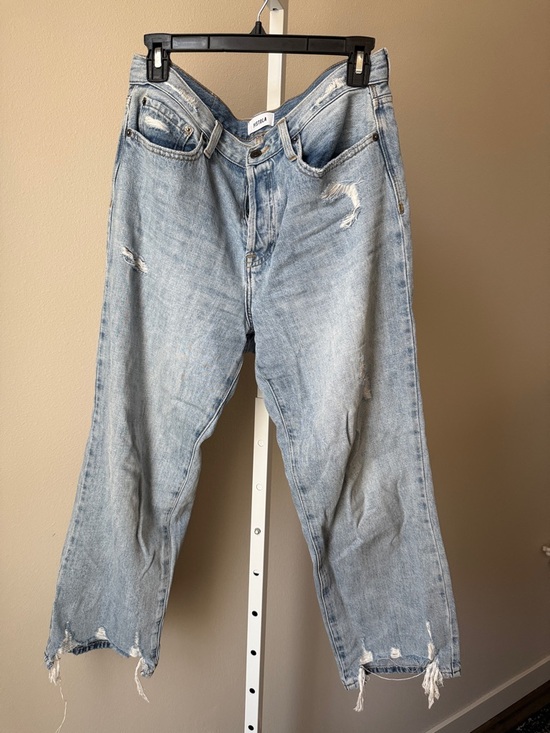 pistola Denim - Pistola Charlie High Waist Straight Leg Distressed Jeans